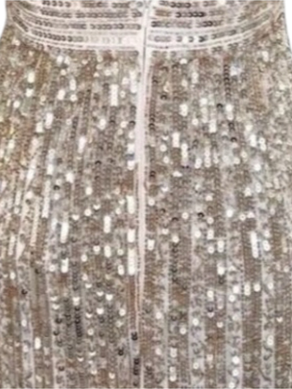Mac Duggal 5759 Sequined
Halter Strap Trumpet
Gown Nude Gold Size 12 NWT - Picture 7 of 11